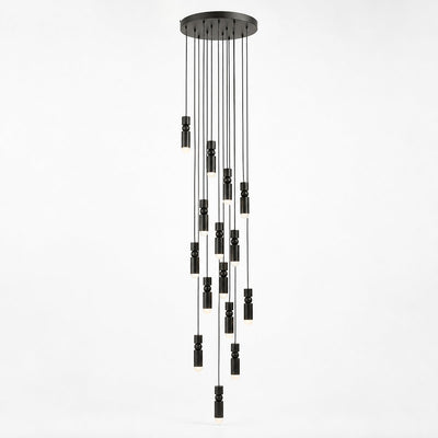 Geometric Cylinder Cluster Pendant Light