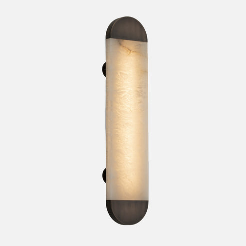 Ghost alabaster wall sconce