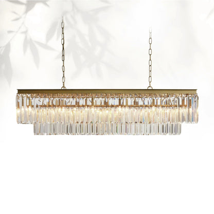 Leylind Tiered Rectangular Chandelier
