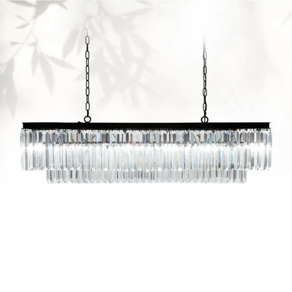 Leylind Tiered Rectangular Chandelier