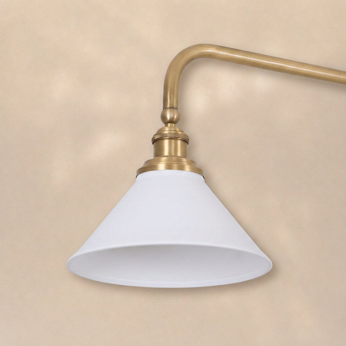 2-Light Linear Brass Pendant Lamp