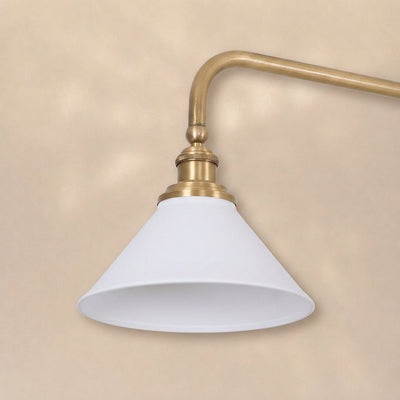 2-Light Linear Brass Pendant Lamp