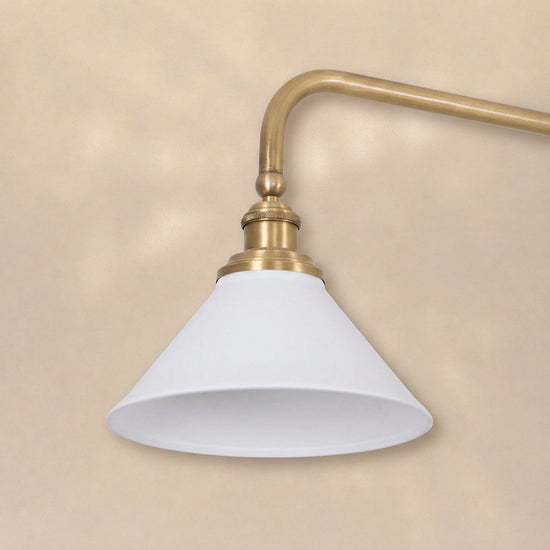 2-Light Linear Brass Pendant Lamp