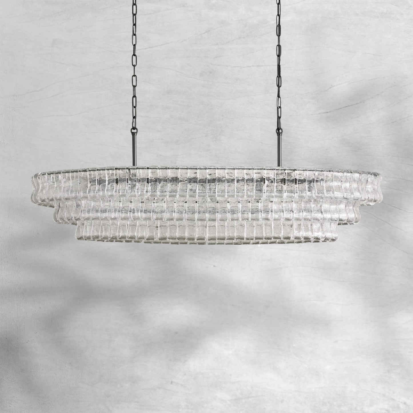 Ghiaccio Oval Chandelier