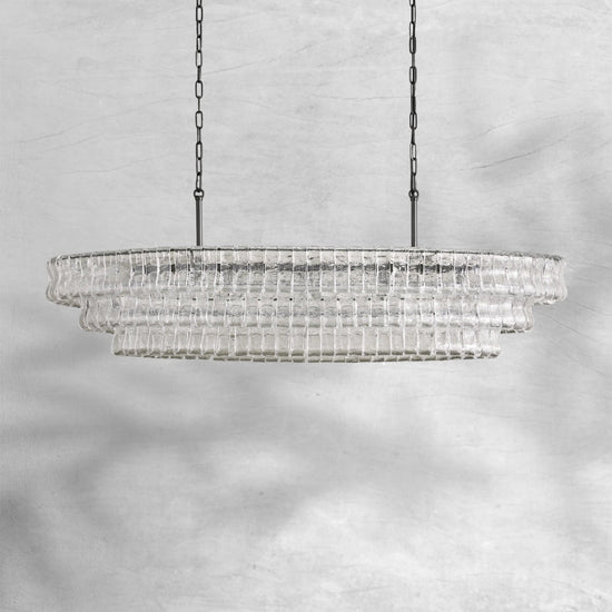 Ghiaccio Oval Chandelier