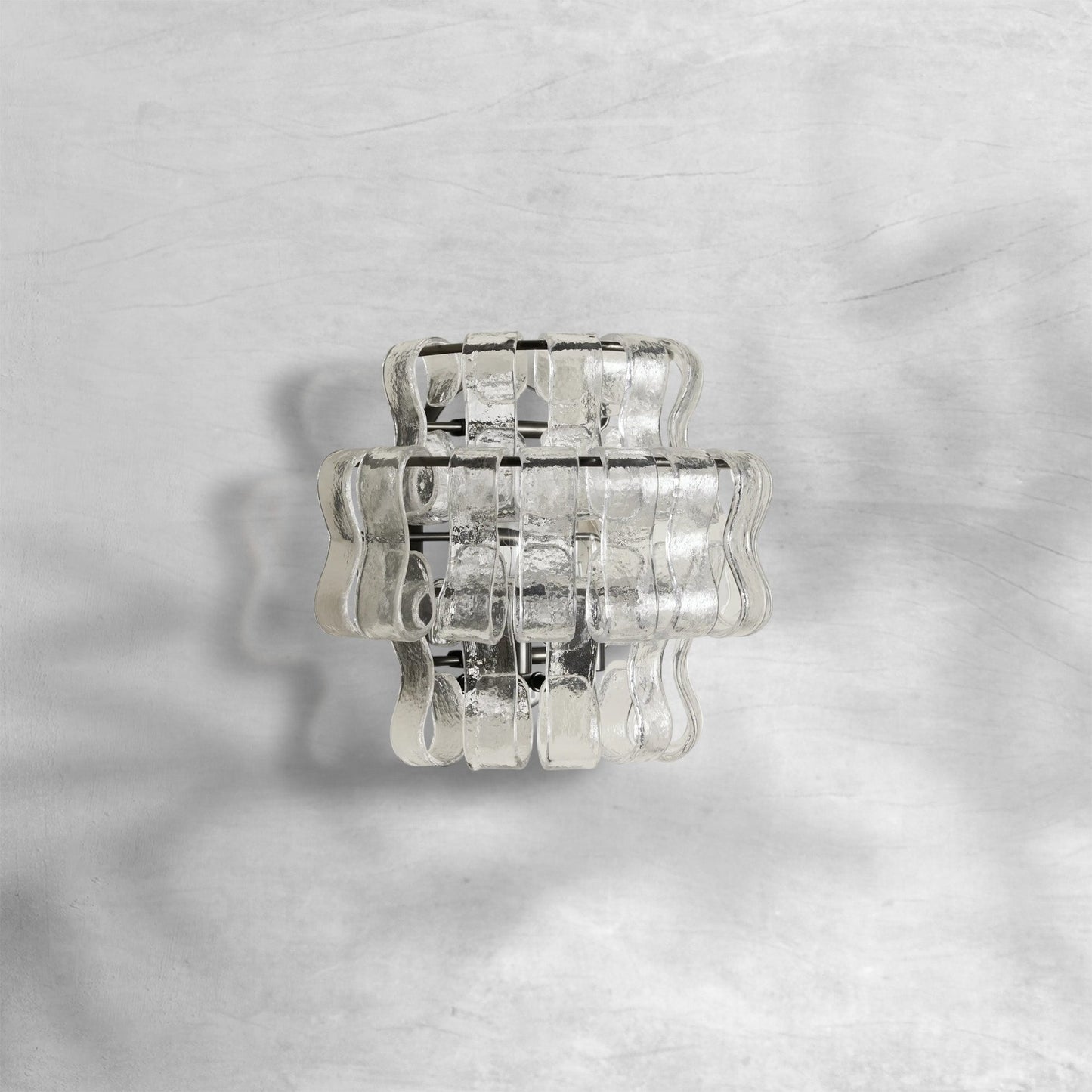 Tricolorbeer Lumina Sculpted Glass Wall Sconce - Background Shot