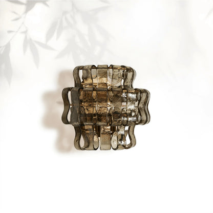 Ghiaccio Modern Glass Bedroom Wall Sconces