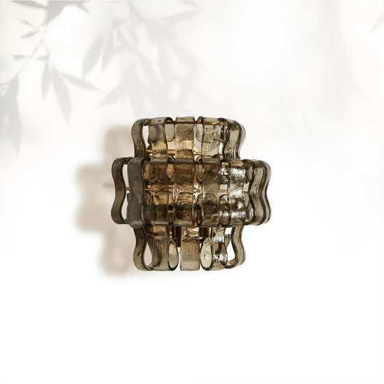 Ghiaccio Modern Glass Bedroom Wall Sconces