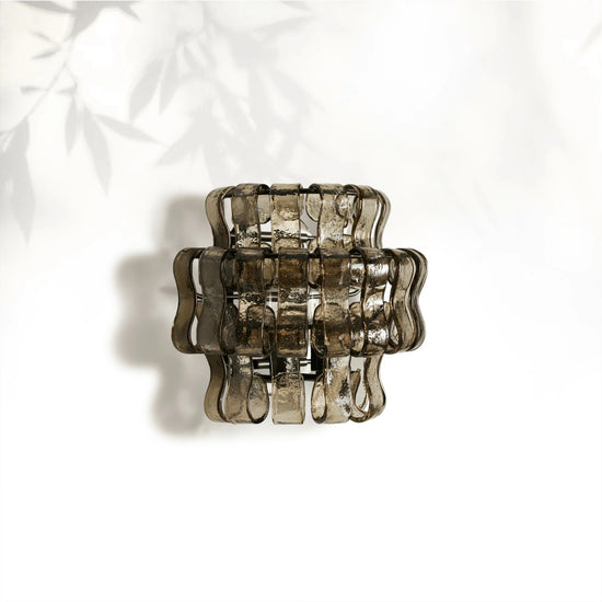 Ghiaccio Modern Glass Bedroom Wall Sconces