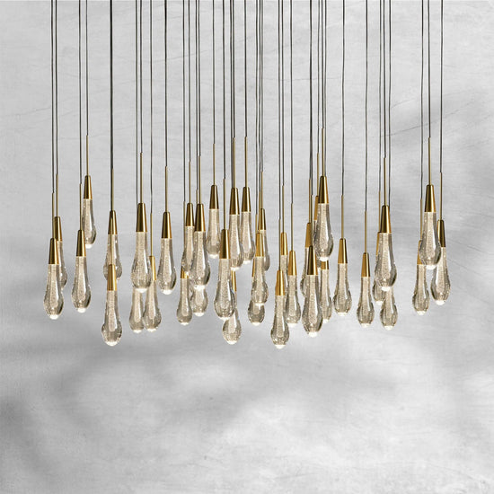 Soltaire Round Chandelier 17" 24" 36“ 48''58“