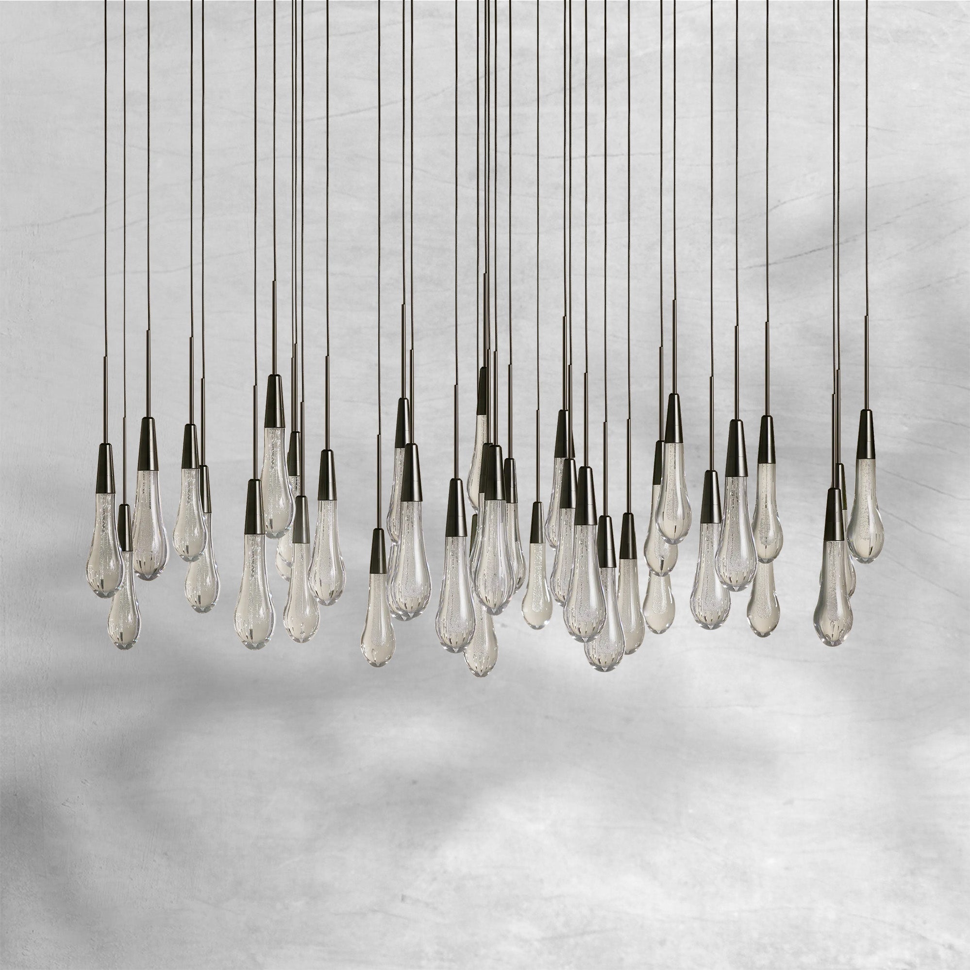 Soltaire Round Chandelier 17"24"36"48''58"