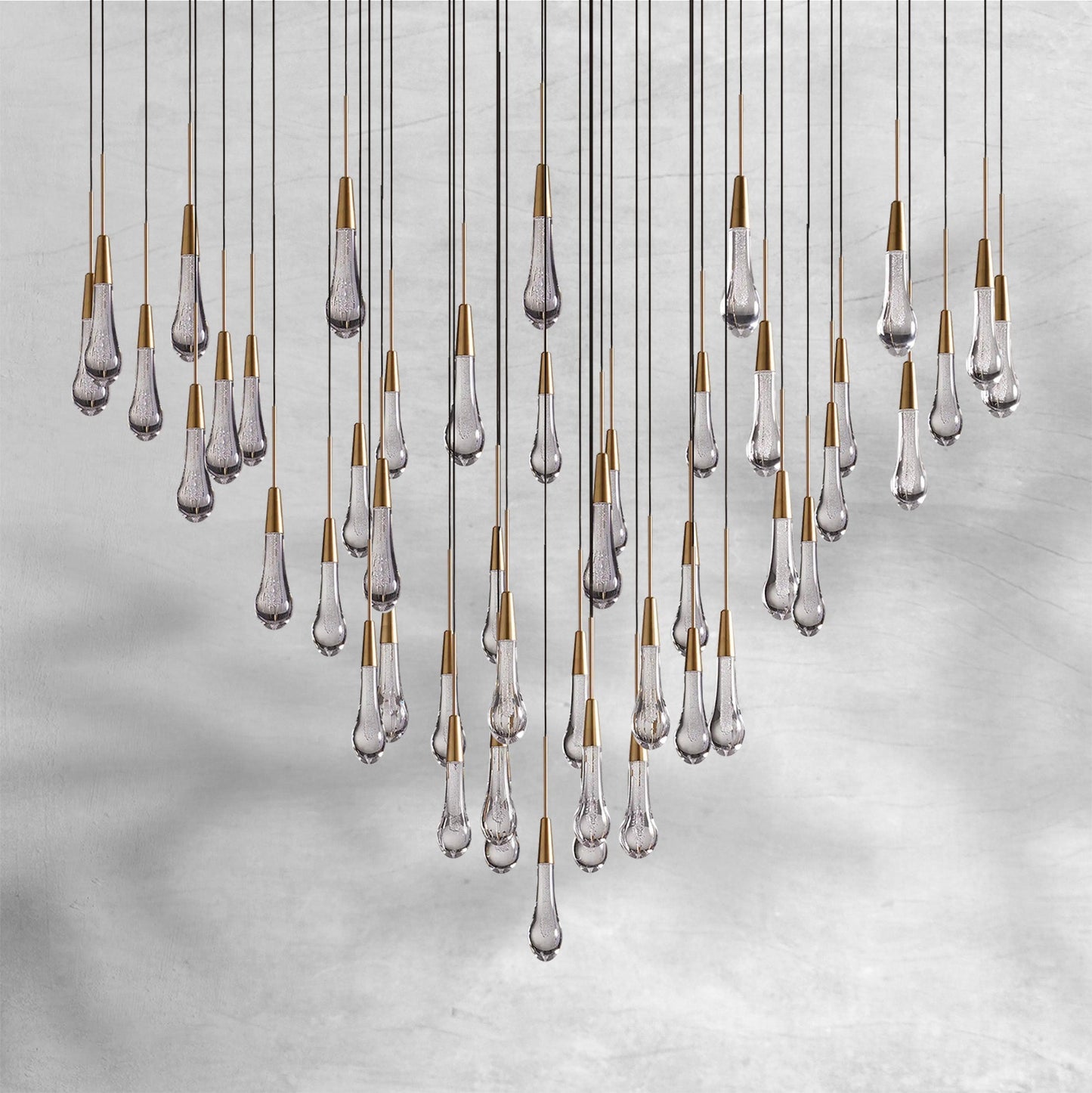 Soltaire Round Chandelier 17"24"36"48''58"