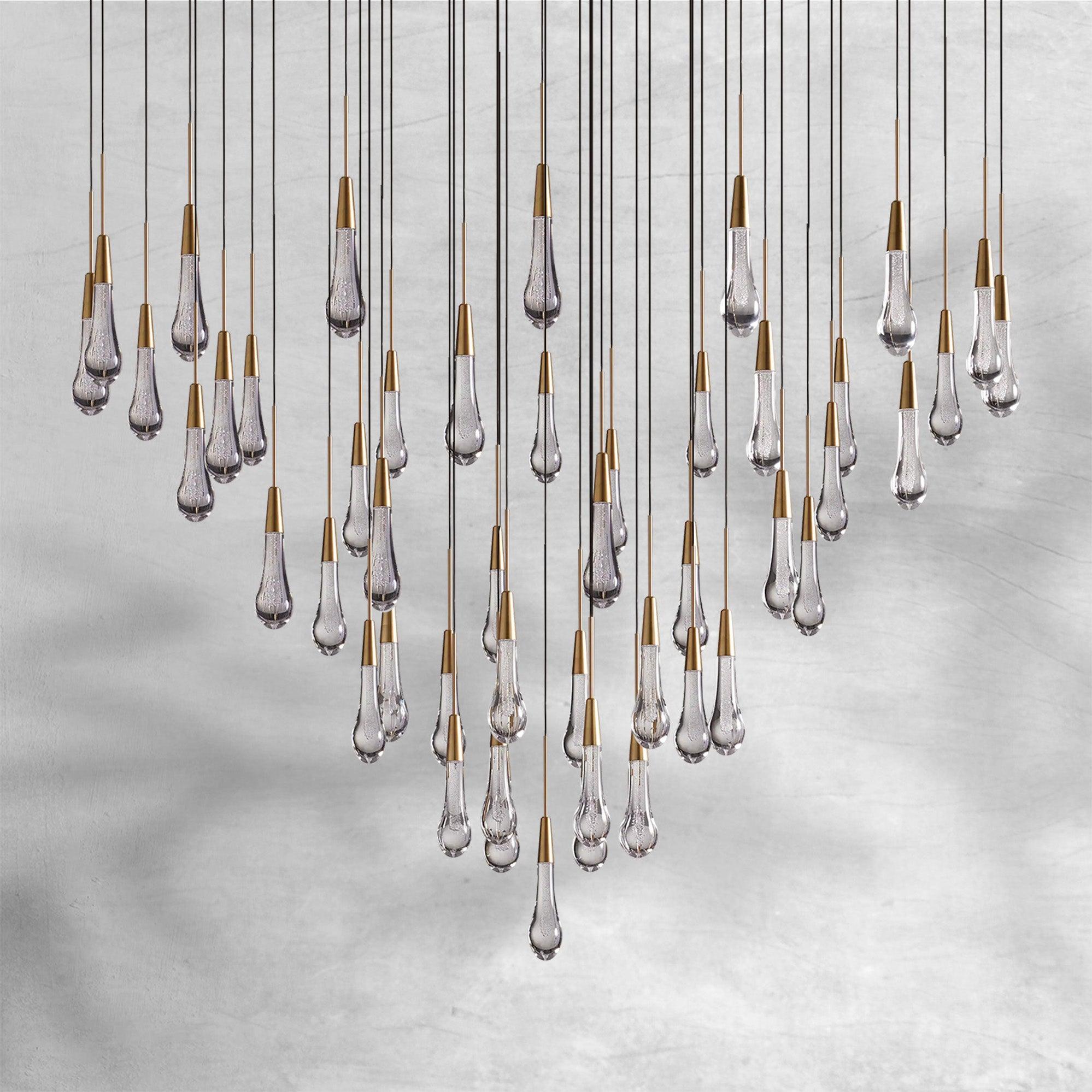 Soltaire Round Chandelier 17" 24" 36�� 48''58��