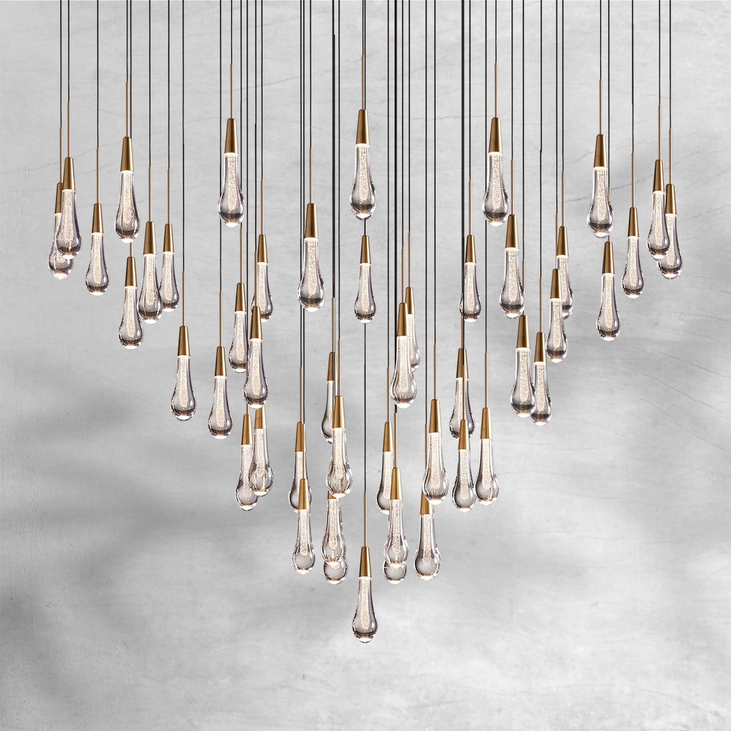 Soltaire Round Chandelier 17"24"36"48''58"