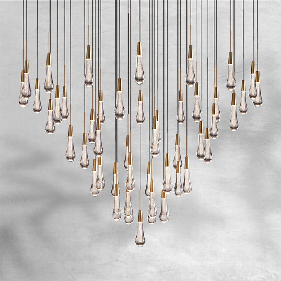 Soltaire Round Chandelier 17"24"36"48''58"