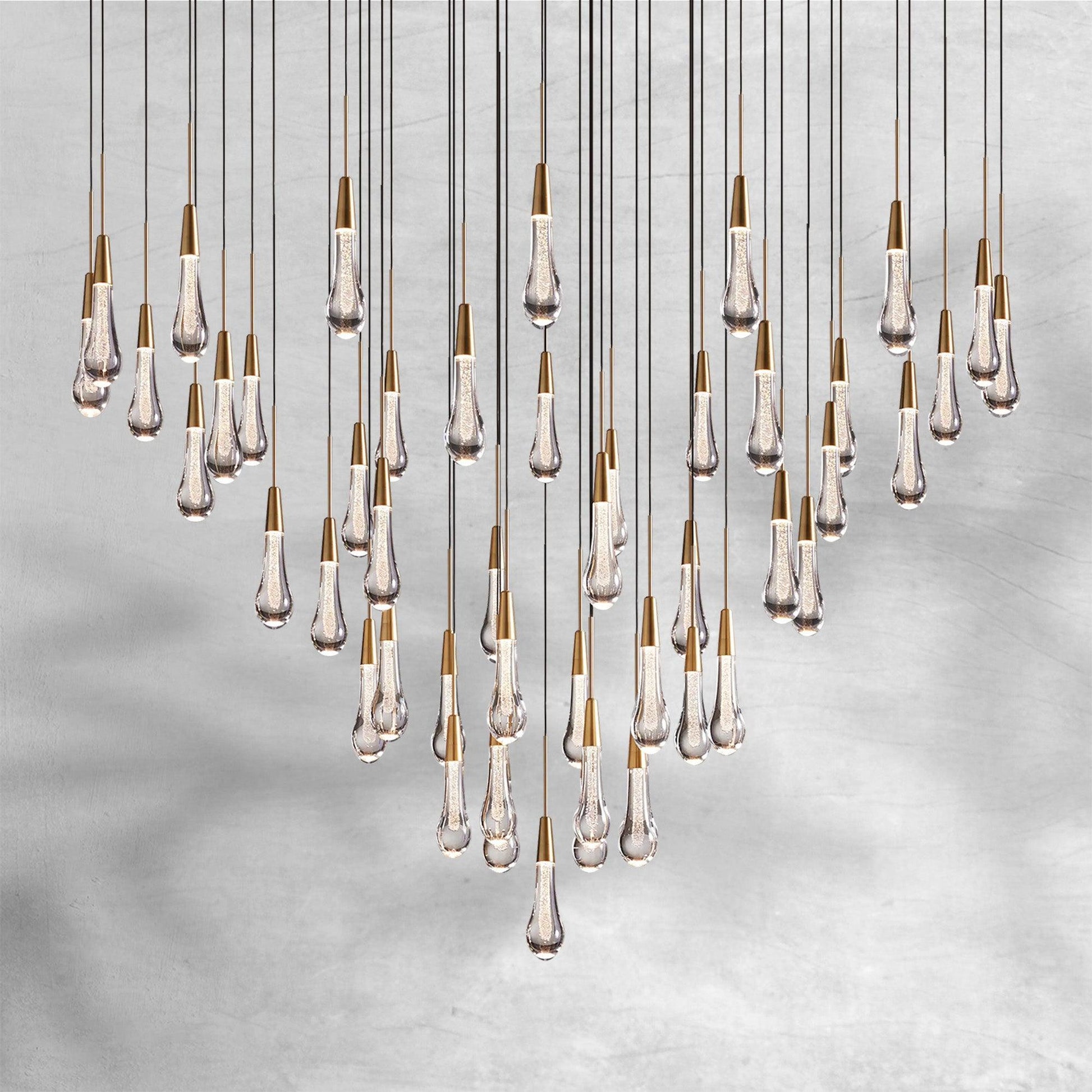 Soltaire Round Chandelier 17" 24" 36�� 48''58��