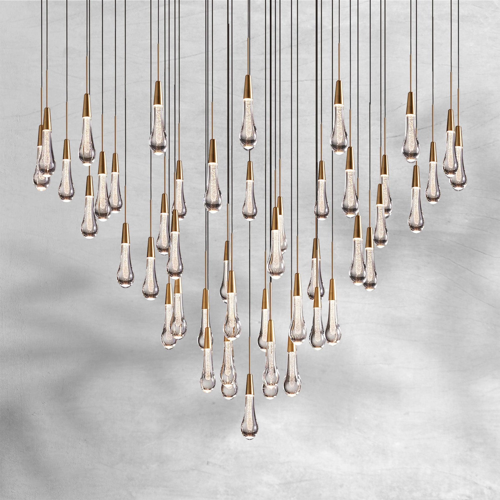 Soltaire Round Chandelier 17" 24" 36�� 48''58��