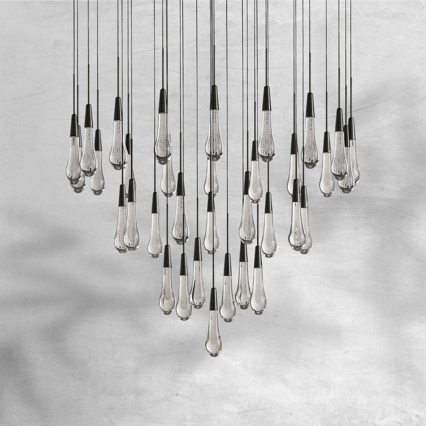 Soltaire Round Chandelier 17" 24" 36“ 48''58“