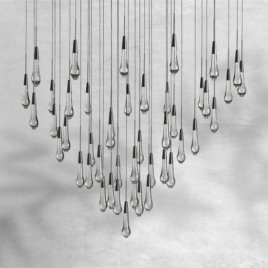 Soltaire Round Chandelier 17" 24" 36“ 48''58“