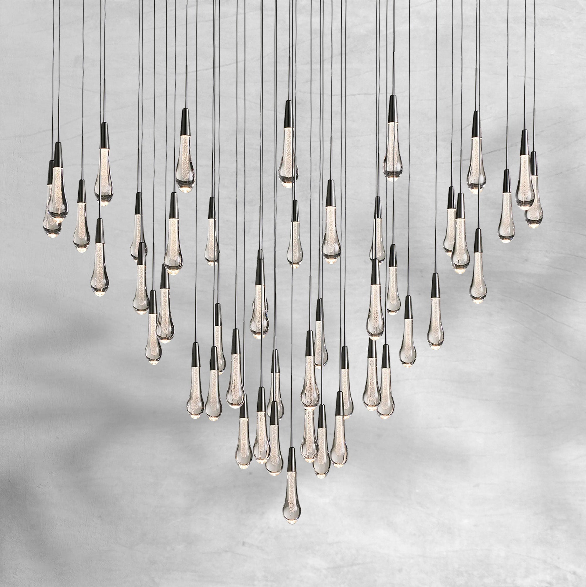 Soltaire Round Chandelier 17"24"36"48''58"