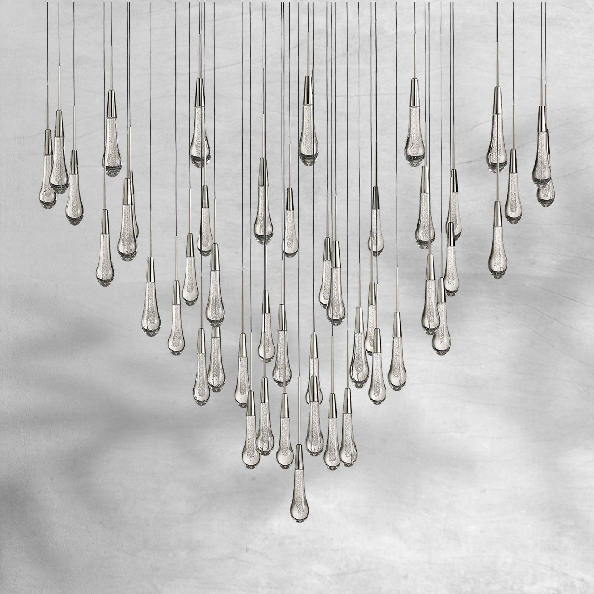 Soltaire Round Chandelier 17" 24" 36“ 48''58“