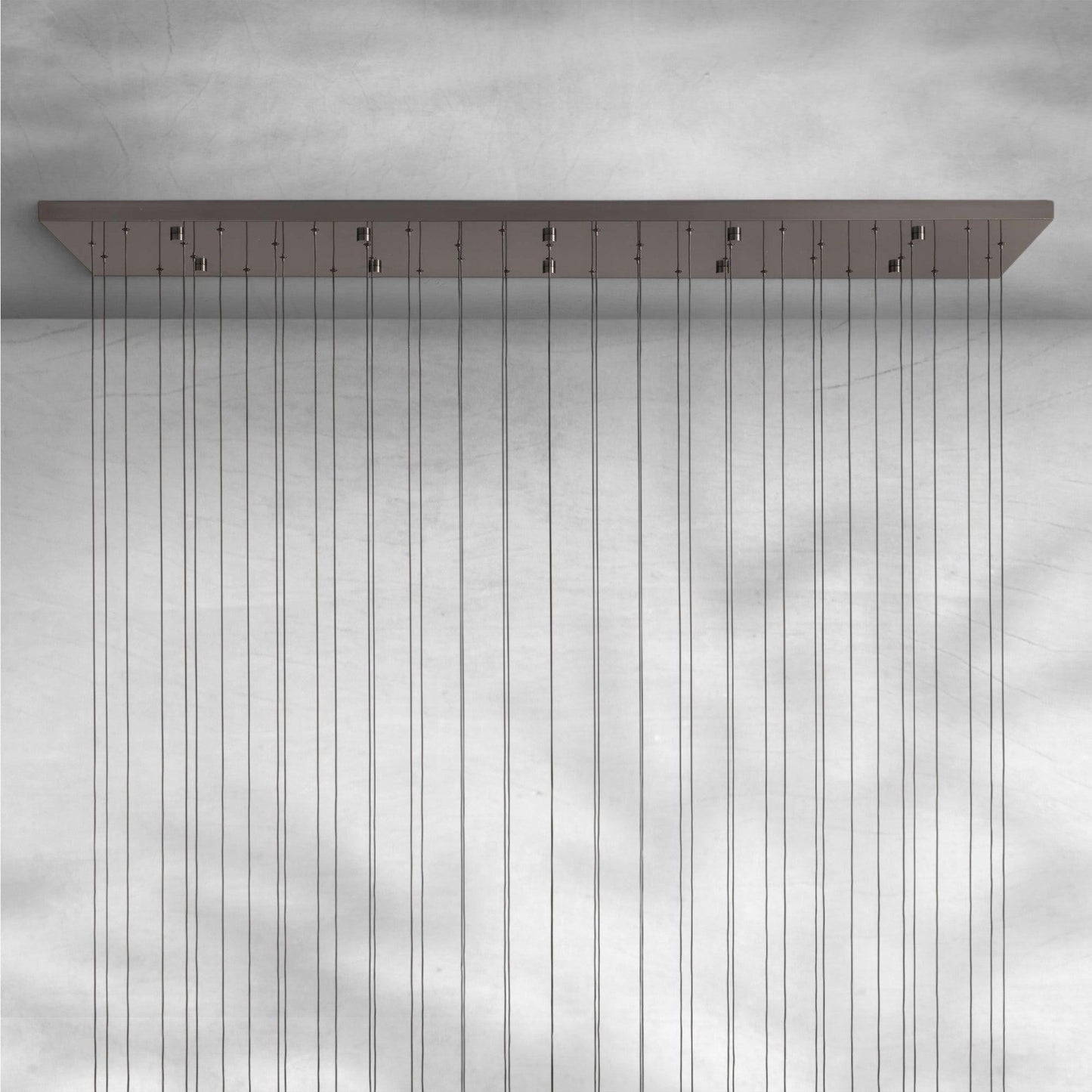 Raindrop Soltaire Linear Chandelier