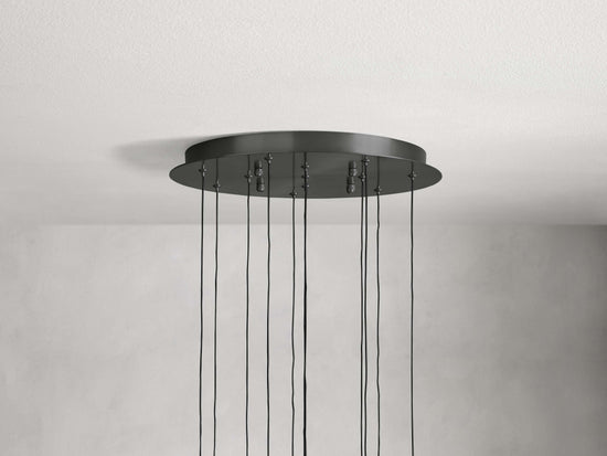Soltaire Round Chandelier 17" 24" 36“ 48''58“