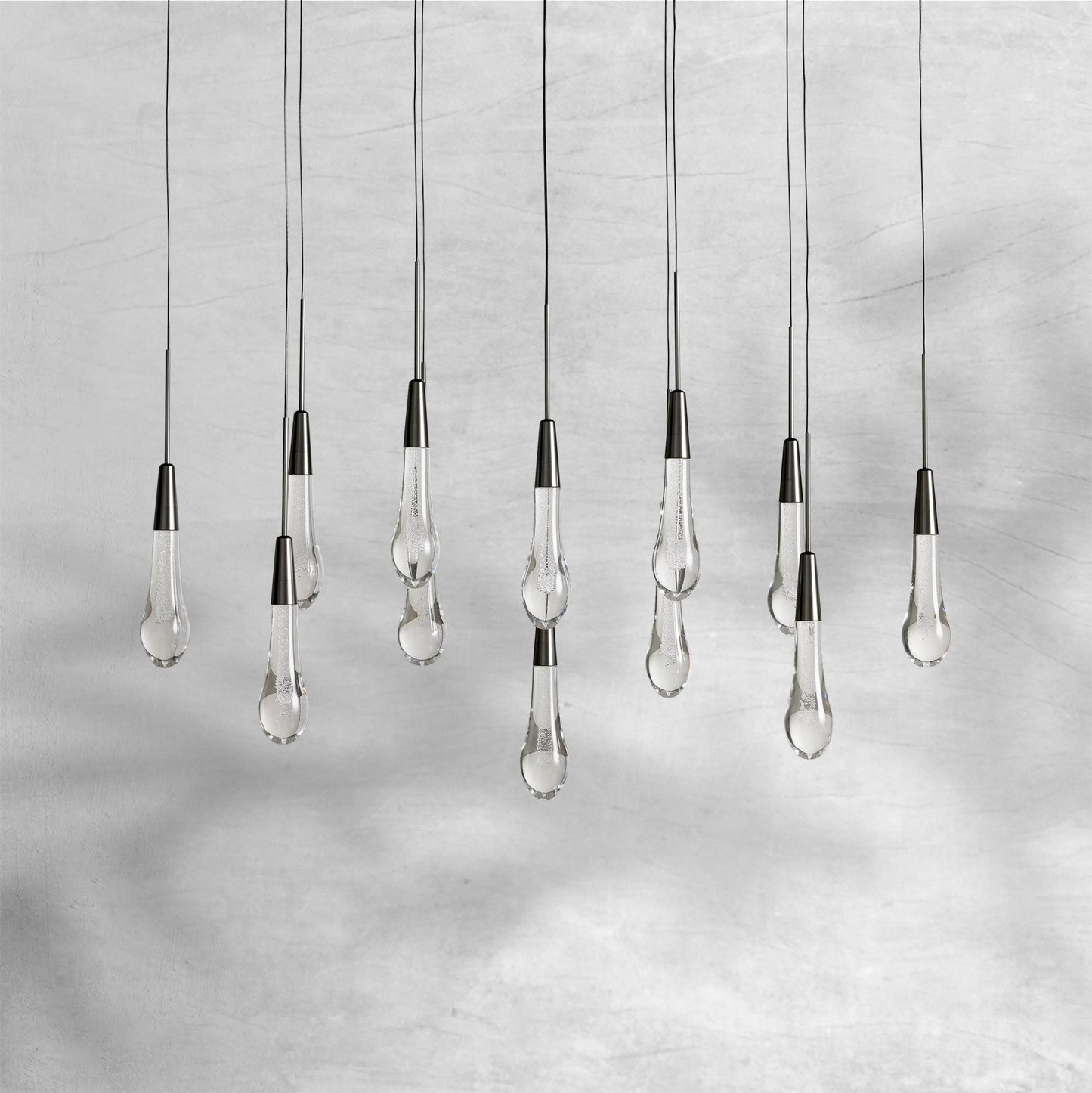Soltaire Linear Chandelier 37"50"70"