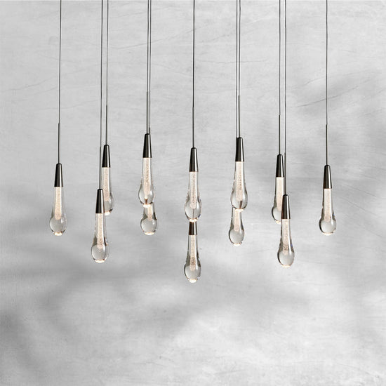 Soltaire Linear Chandelier 37"50"70"