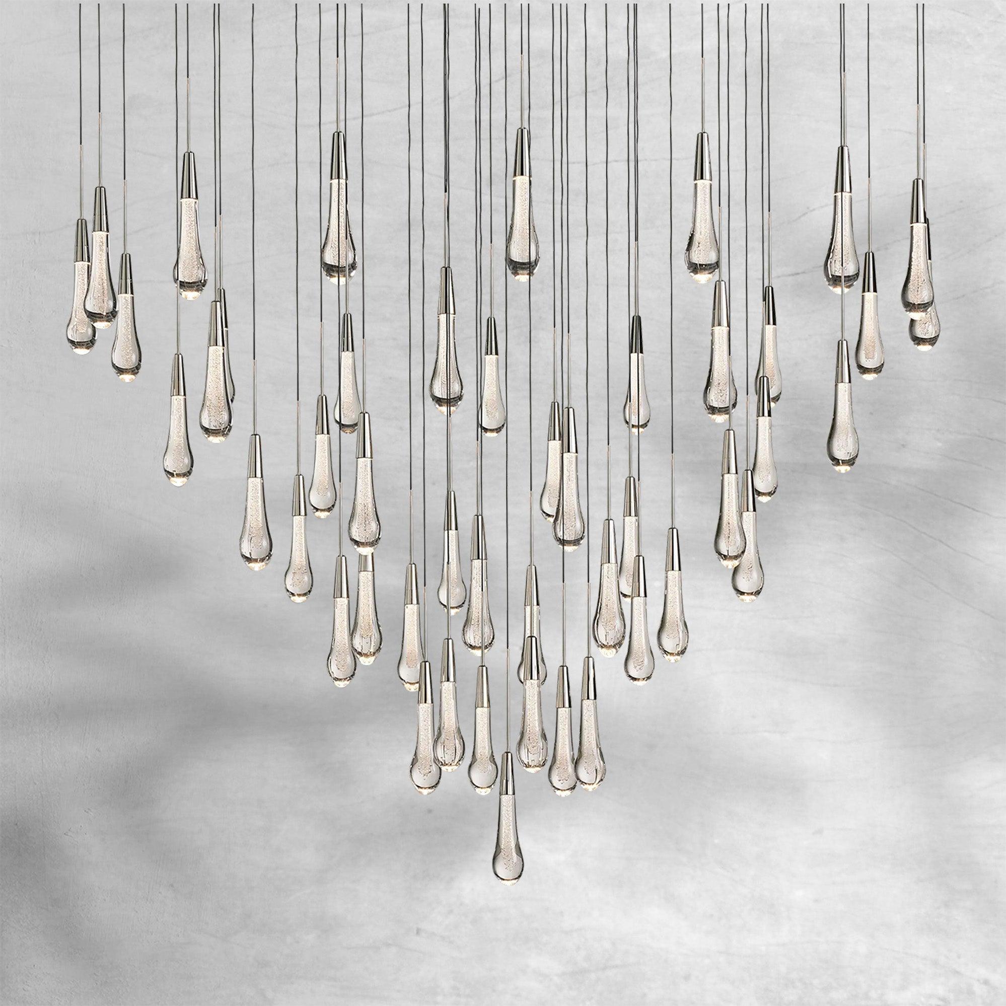 Soltaire Round Chandelier 17" 24" 36“ 48''58“
