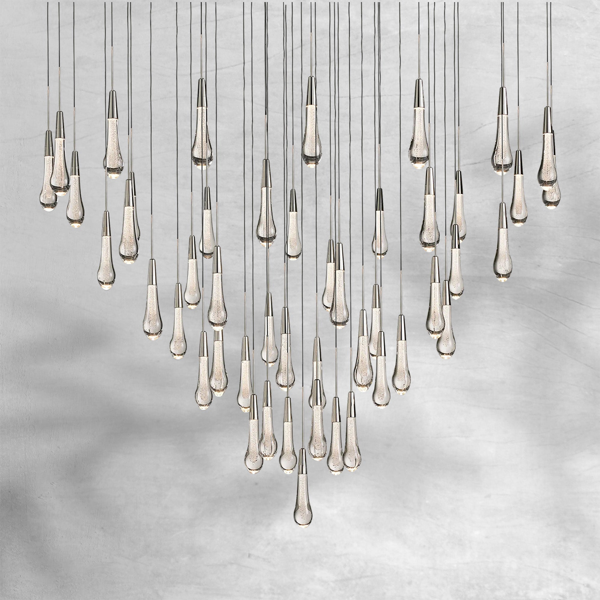 Soltaire Round Chandelier 17"24"36"48''58"