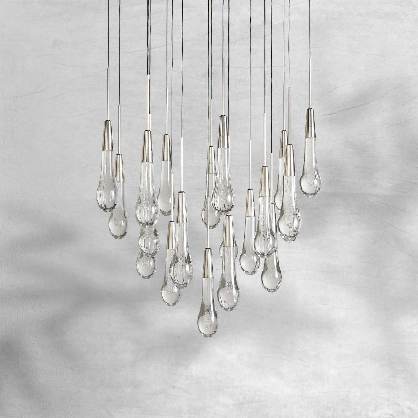 Soltaire Round Chandelier 17" 24" 36“ 48''58“