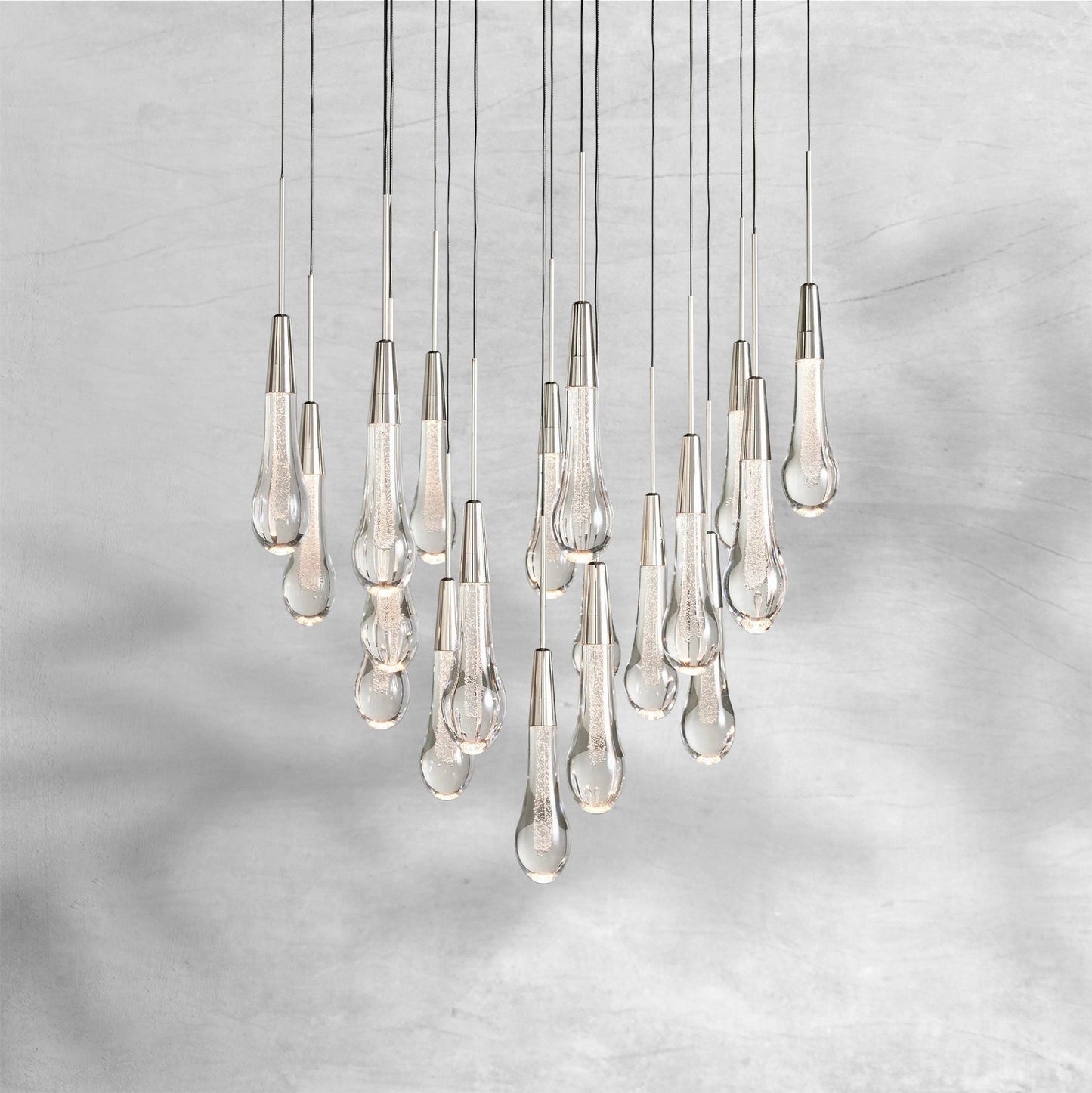 Soltaire Round Chandelier 17"24"36"48''58"