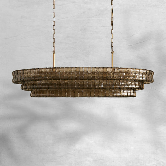 Ghiaccio Oval Chandelier