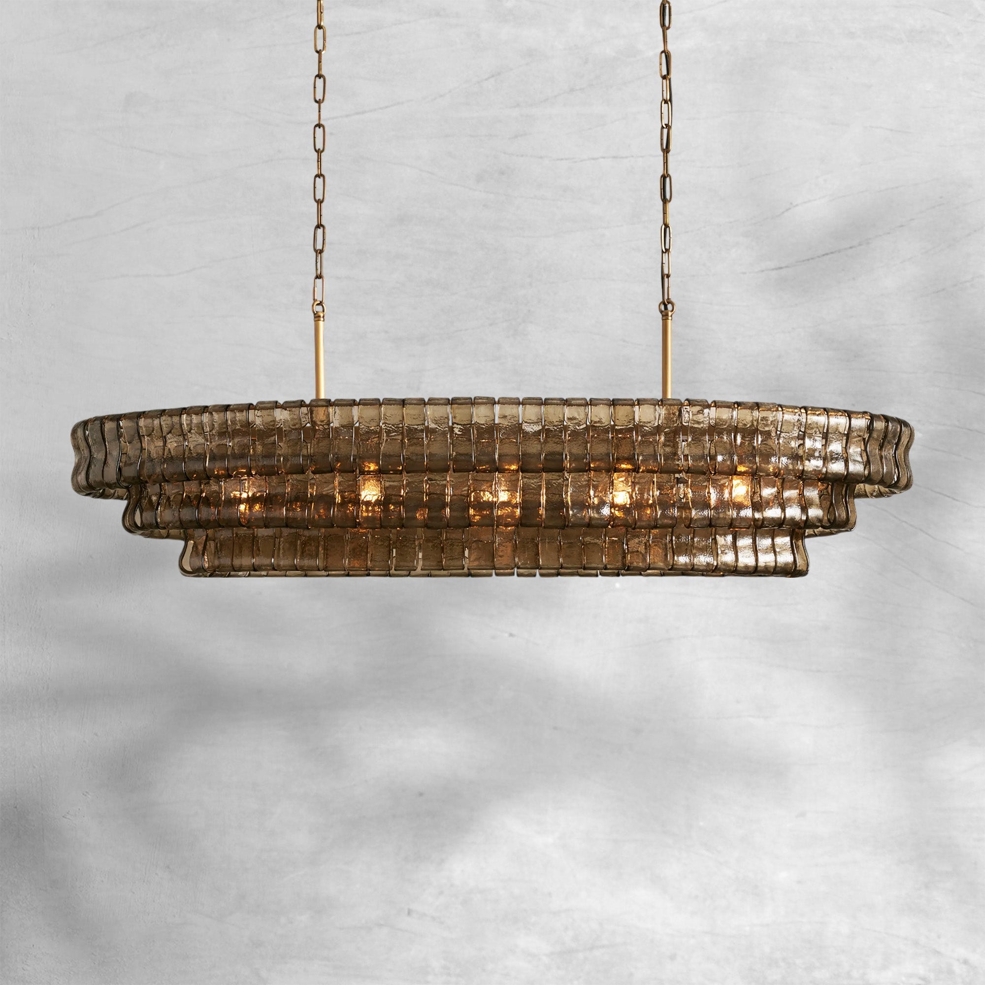 Ghiaccio Oval Chandelier