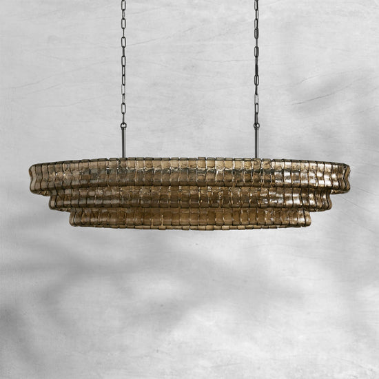 Ghiaccio Oval Chandelier