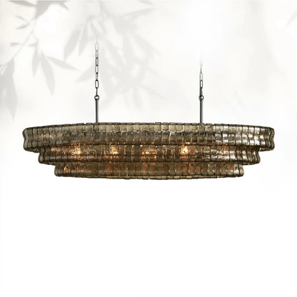 Ghiaccio Oval Chandelier