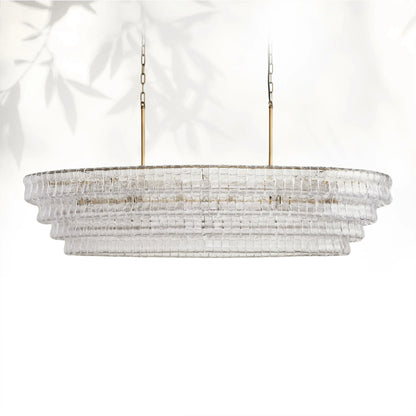 Ghiaccio Oval Chandelier