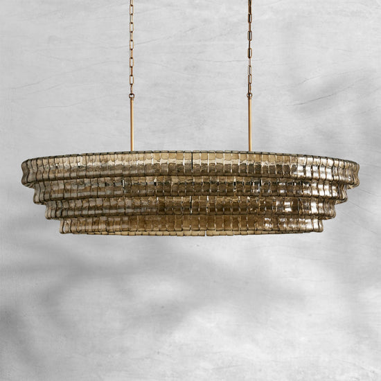 Ghiaccio Oval Chandelier