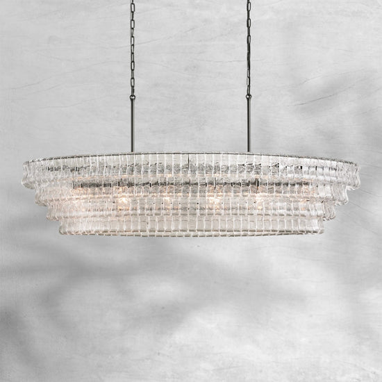 Ghiaccio Oval Chandelier