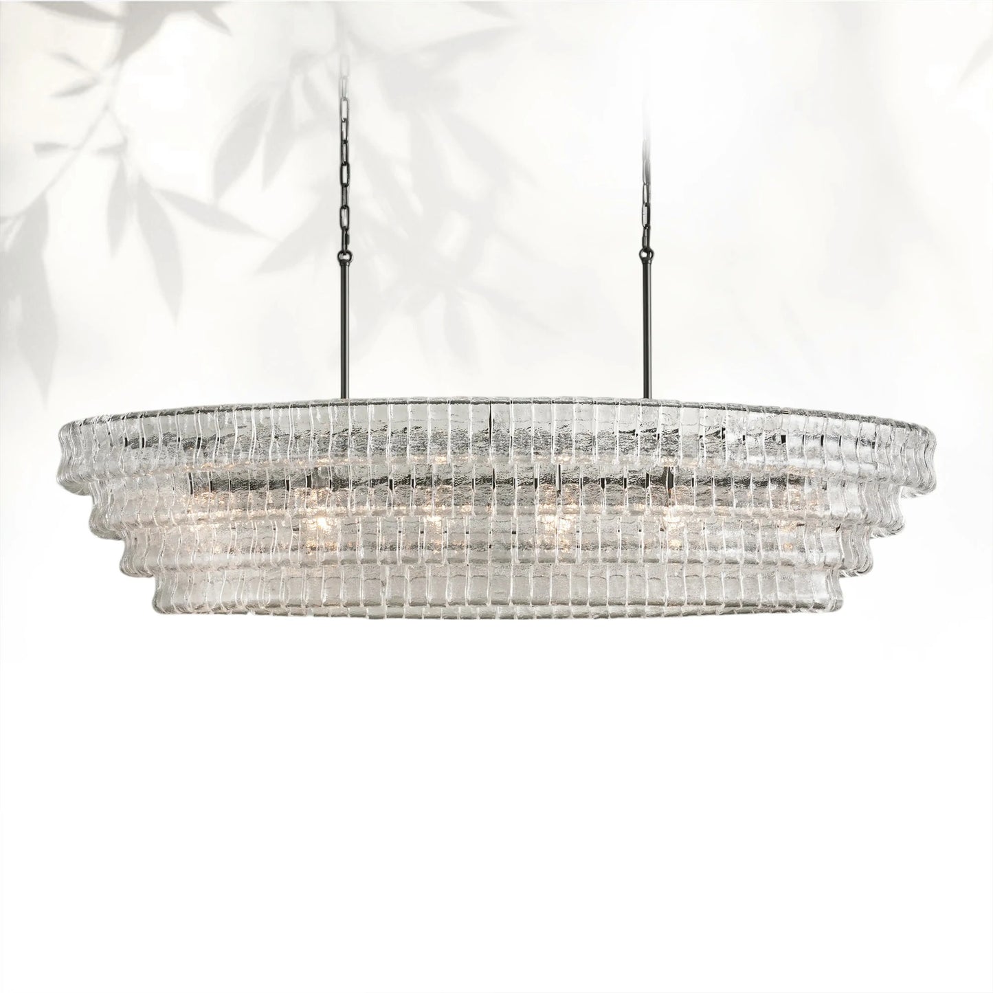 Ghiaccio Oval Chandelier