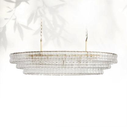 Ghiaccio Oval Chandelier