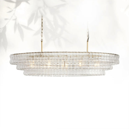 Ghiaccio Oval Chandelier
