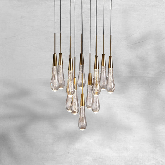 Soltaire Round Chandelier 17" 24" 36“ 48''58“