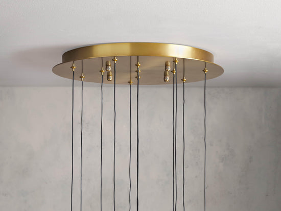 Soltaire Round Chandelier 17" 24" 36�� 48''58��