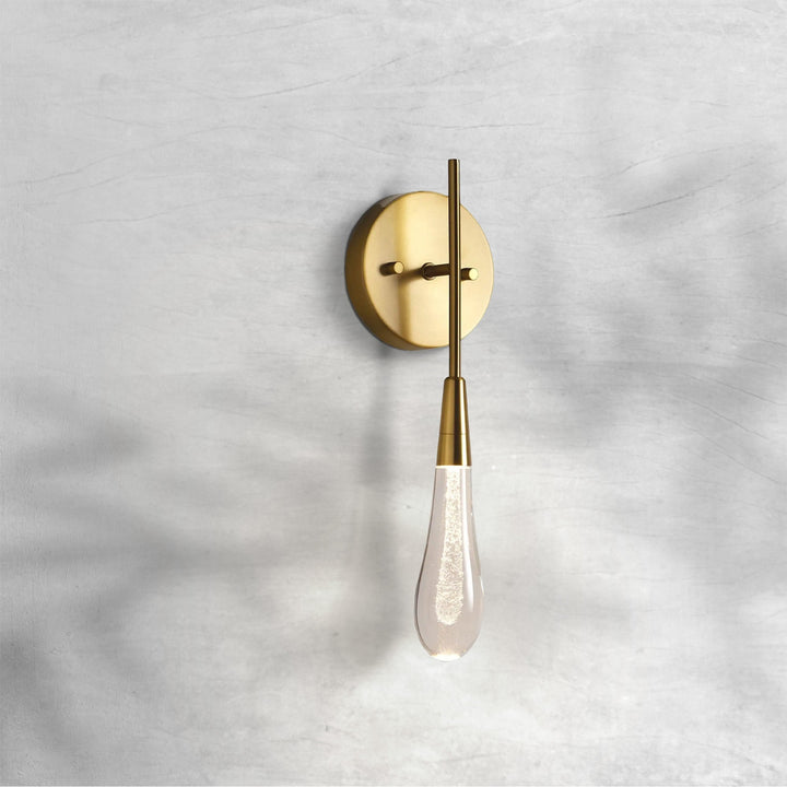 Luster Gaze Radiant Solstice Crystal Wall Sconce - Background Shot