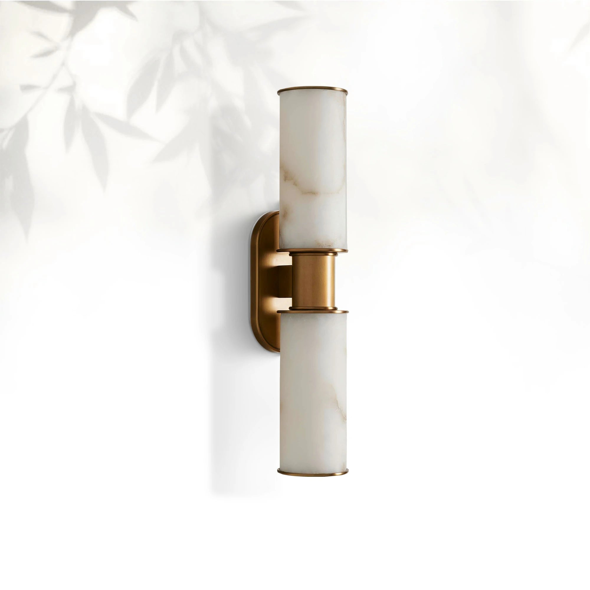 Horlin Alabaster 2-Light Wall Sconce