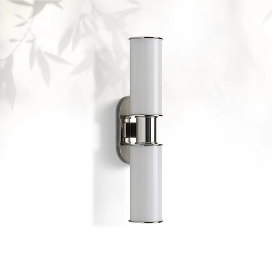 Horlin Modern Milk Glass 2-Light Wall Sconce