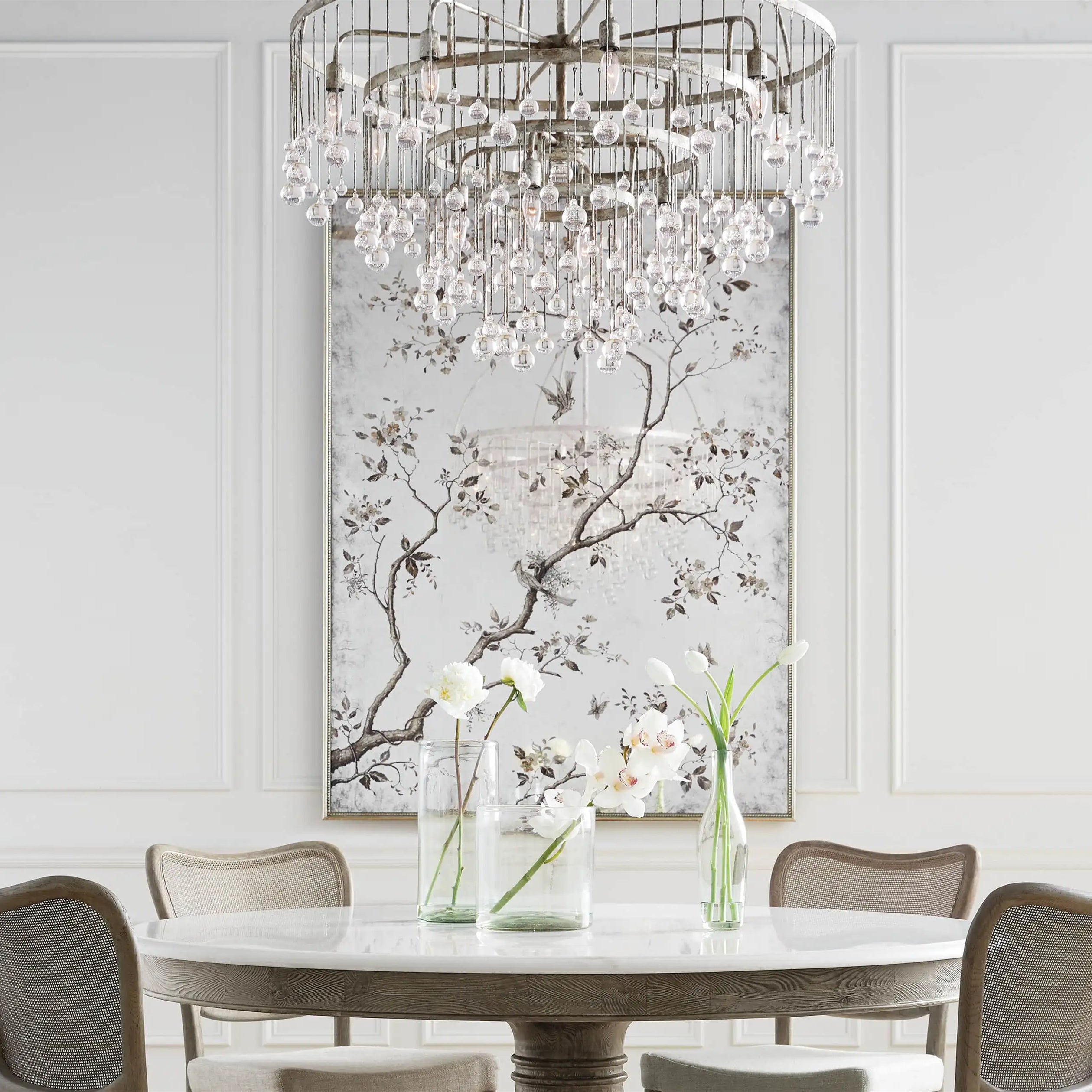 Aubray Modern Crystal Ball Chandelier