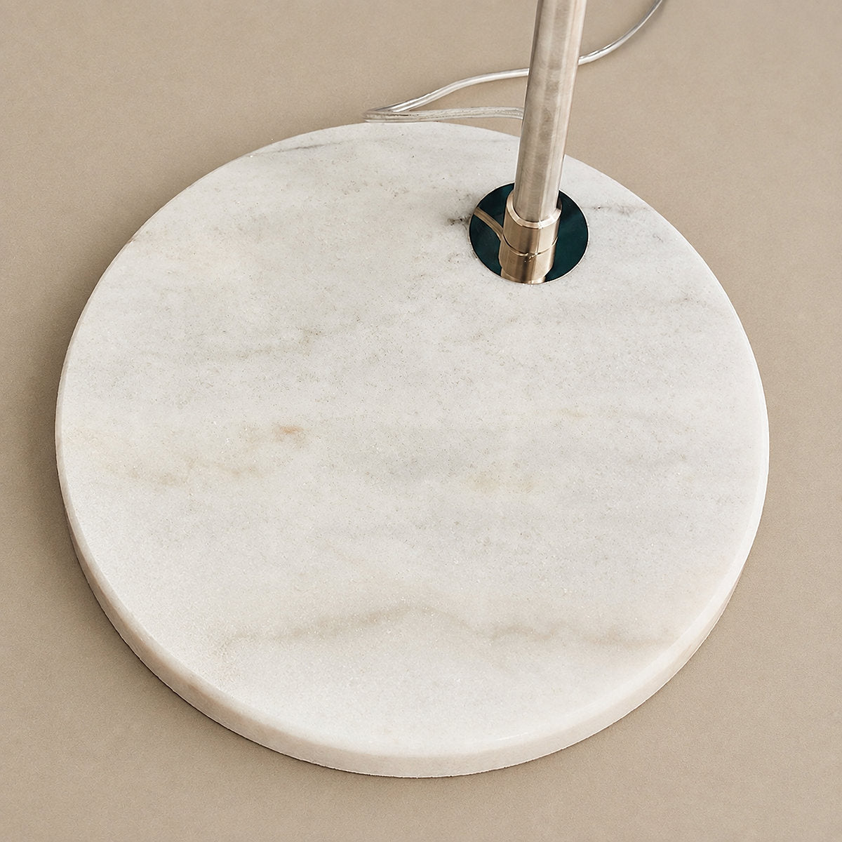 Tricolordeer Curved Marble Floor Lamp